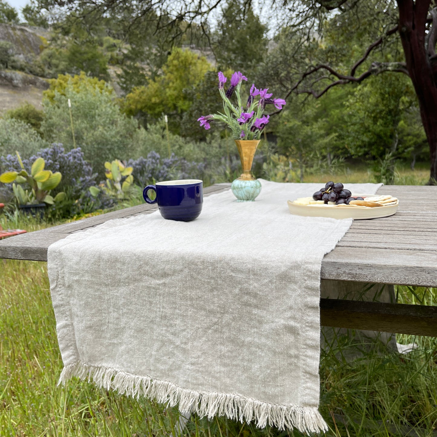 Natural Flax Table Runner