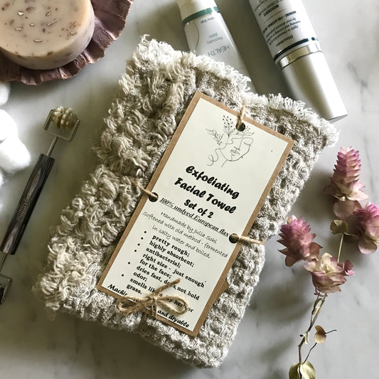 ECO Exfoliating Facial Towels Set of 2