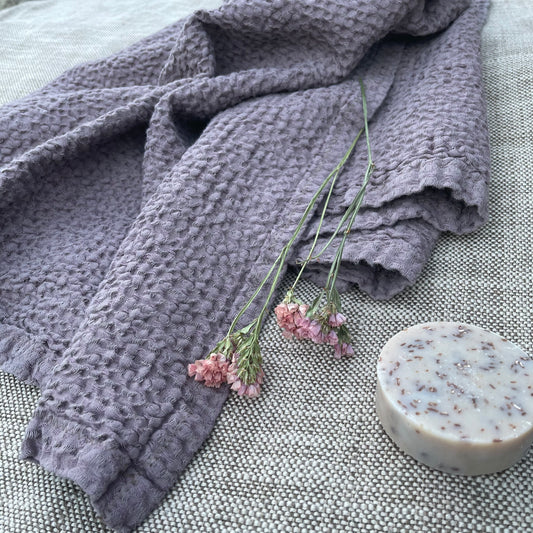 Cocoa Powder Waffle Bath Sheet/XXL Towel