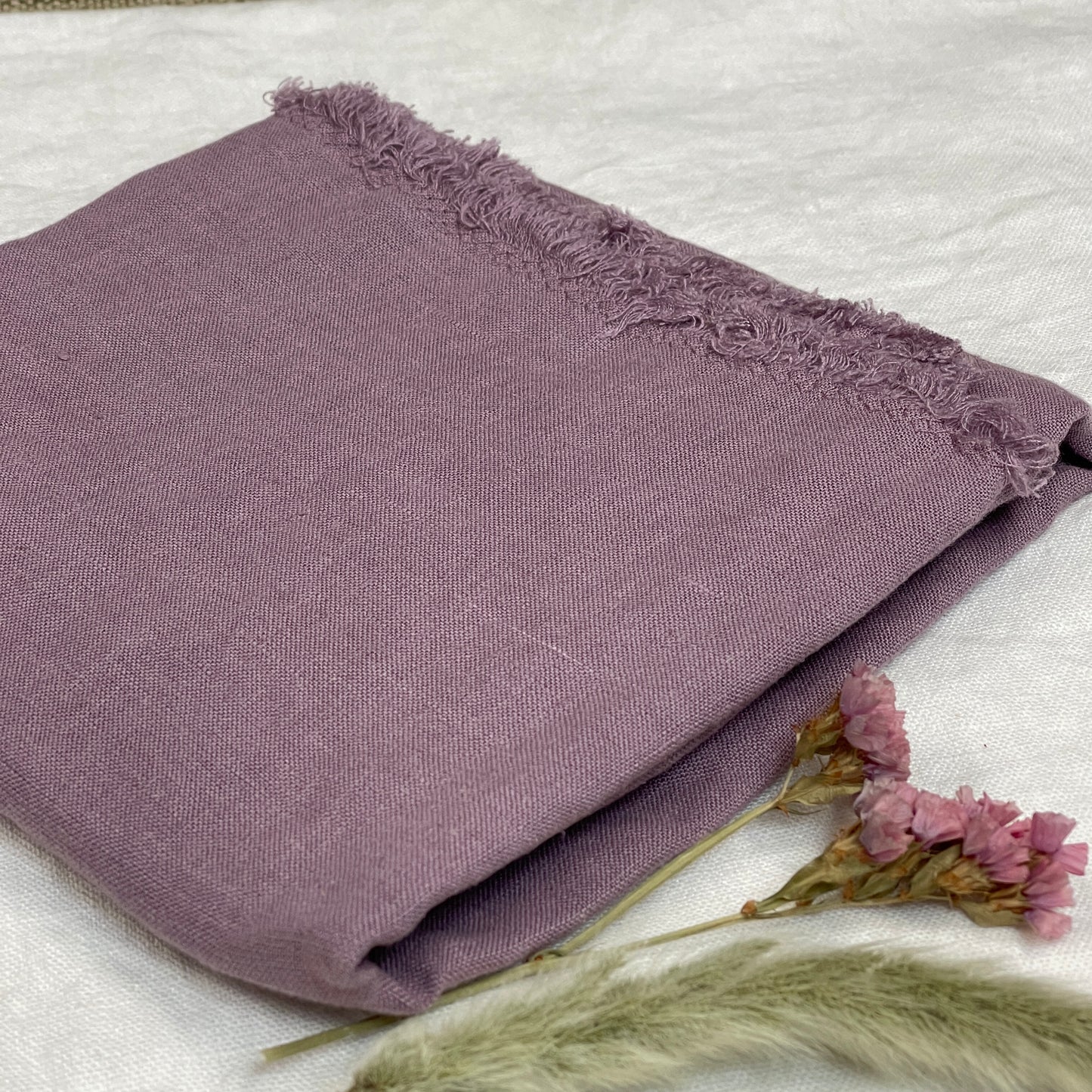 Mauve Flax Sham