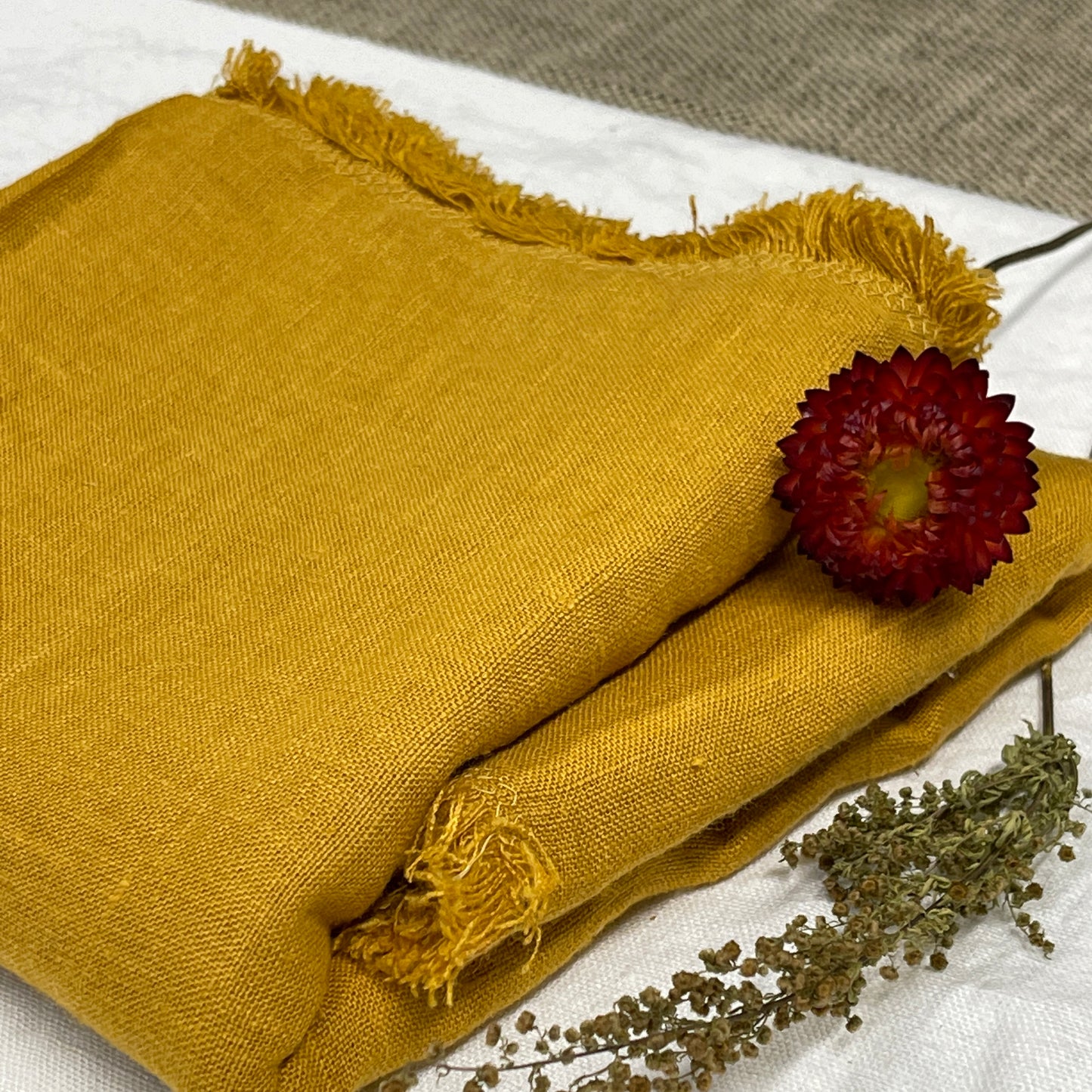 Mustard Flax Sham