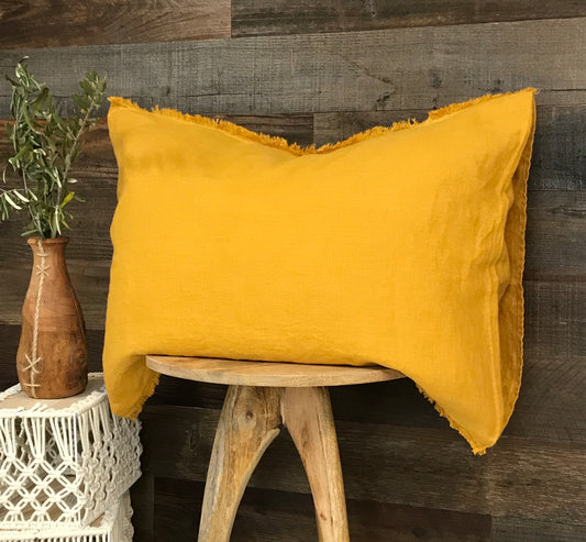Mustard Flax Sham