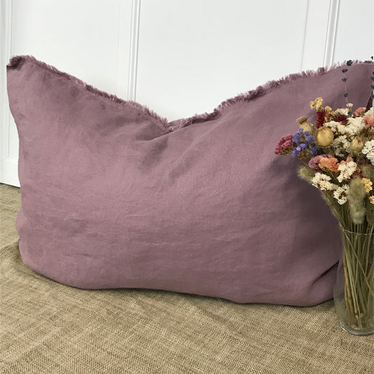 Mauve Flax Sham