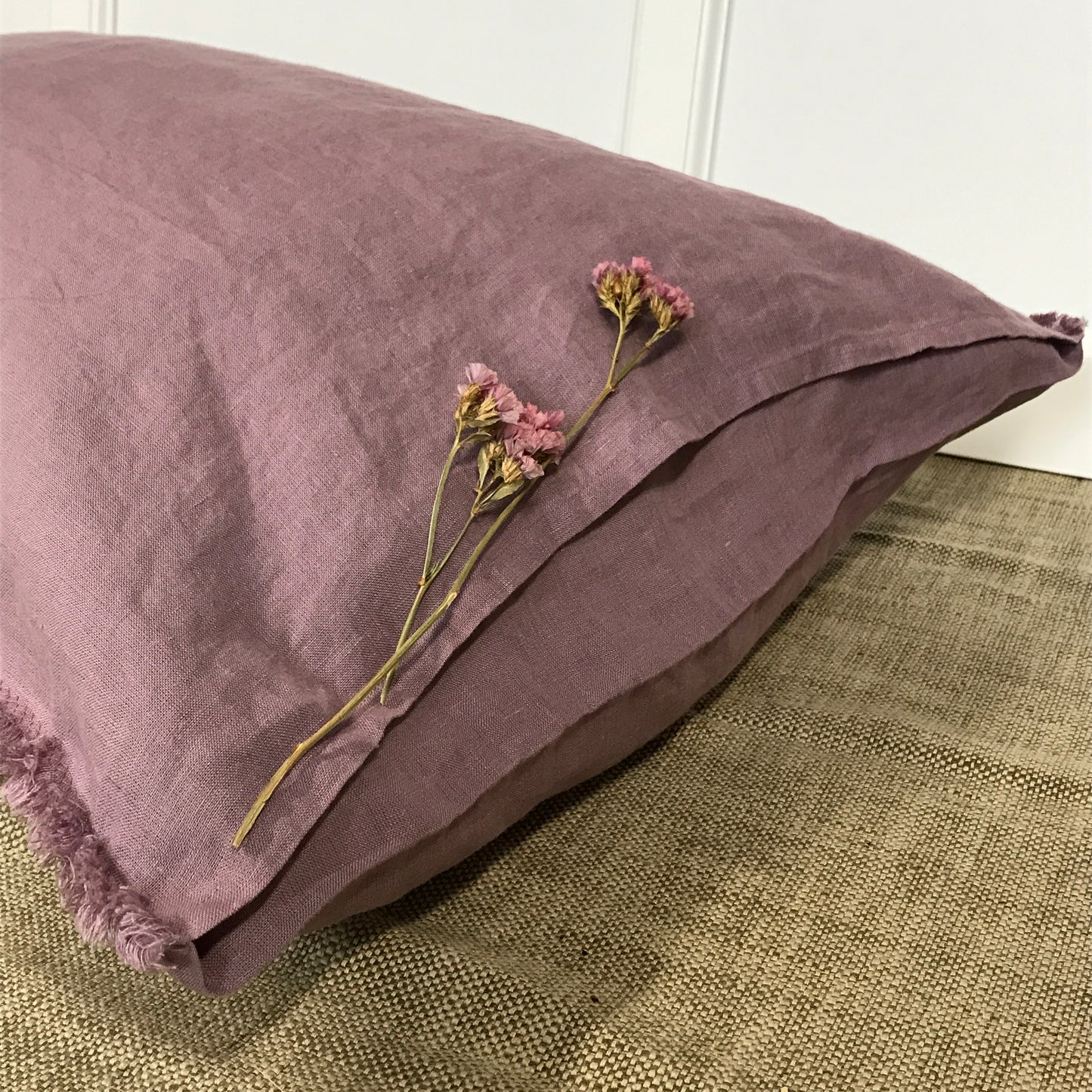 Mauve Flax Sham
