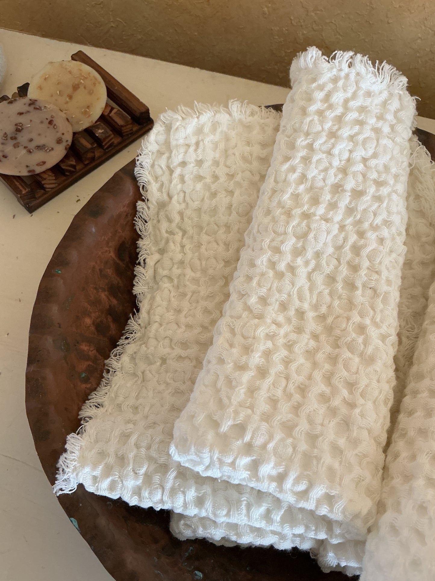 Linen Facial Towels - Set of 2