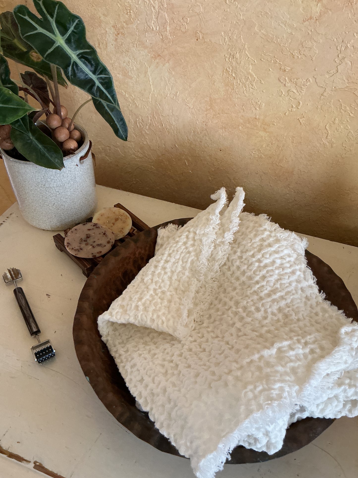 Linen Facial Towels - Set of 2